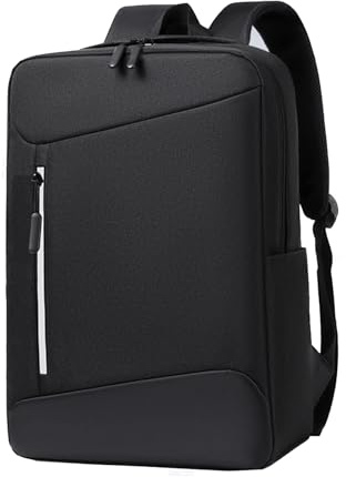 SuperAuriga Laptop Backpack, Business Men's Backpack with USB Charging Port & Lock, Waterproof Travel Backpack, 15.6-inch Business Computer Backpack