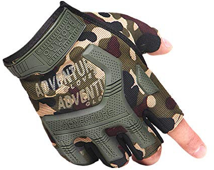 Fahrradhandschuhe Halbfinger Handschuhe Halbfinger Radhandschuhe Herren Radhandschuhe Herren Fahrrad Handschuhe Freizeit Radhandschuhe Herren Camouflage,Free Size