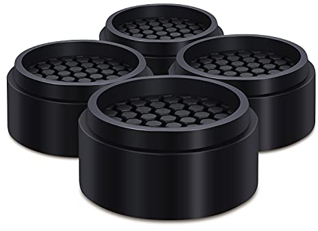 RCHYFEED Verstellbare Möbelerhöher Betterhöhung Tischerhöher 2,54 cm, Hochwertige Gummifüße Schwingungsdämpfer Betthöher, Sofaerhöher, Möbelerhöhung Rund 1, 2 oder 3 für Möbel und Haushaltsgeräte