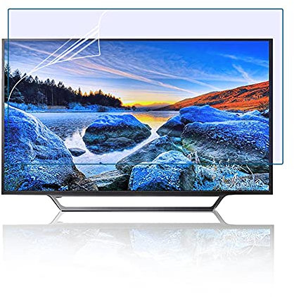 Pellicola protettiva per schermo TV da 32-75 pollici Pellicola per filtro anti-luce blu/antiriflesso/antigraffio, prevenzione della miopia, per LCD/LED/OLED e QLED 4K HDTV/A / 40 Inches 886x498mm