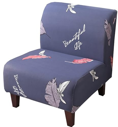 Cocktailsessel Bezug Ohne Armlehne,Stretch Stuhlhussen/Sofabezug Sesselschoner Sessel-Überwürfe onhe Armlehnen,langlebig,Waschbar,für Wohnzimmer Hotel Haus Esszimmer ( Color : #10 , Size : 2 Stücke )