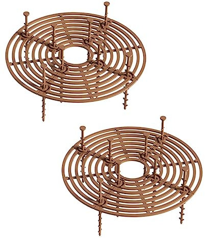 SUPVOX 6pezzi Copertura Protettiva per Vasi da Giardino di Resistente Protezione per Piante e Fiori Rete Anticaduta per Animali Domestici Facile da Installare e Riutilizzabile per Vasi di