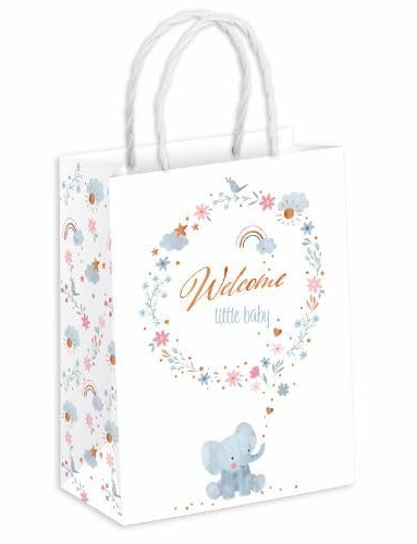 Baby - Geburt - Freudiges Ereignis - Geschenktasche - B24 x T9 x H32cm - 2024