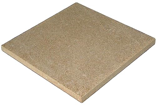 The Stove Wizard Firebrick Fire Board Heat Proof Brick Vermiculite Fireboard 1 Brick 193mm x 303mm x 25mm