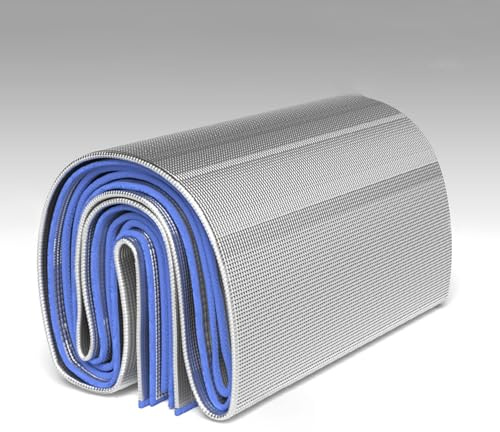 Alu Isomatte Schaummatten Isoliermatte Isolierdecke Faltbare Zeltmatte Bodenmatte Thermomatte Schlafmatte 4mm dick für Camping Matte aus Aluminiumfolie für Touren, Picknicks