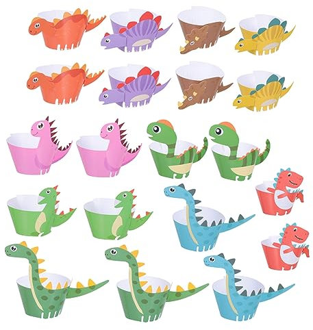 TOPBATHY Geburtstagstortenverpackungsdekor 30 Stück Papierkuchenverpackungen Cupcake-tortenbecher Kreative Kuchendekoration Papierkuchenverpackung