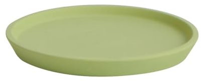Zhaoj24-05 Bacs à Plantes Bac à Fleurs Rond et concis en céramique, for l'intérieur et l'extérieur, for Soucoupe de Pot de Fleurs Soucoupes pour Pots de Fleurs(Green)