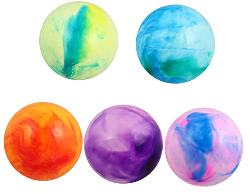 KONTONTY Palloni Gonfiabili da Spiaggia Colorati Set da 5 Giocattoli Educativi per Bambini Resistenti Giochi in Piscina Mare