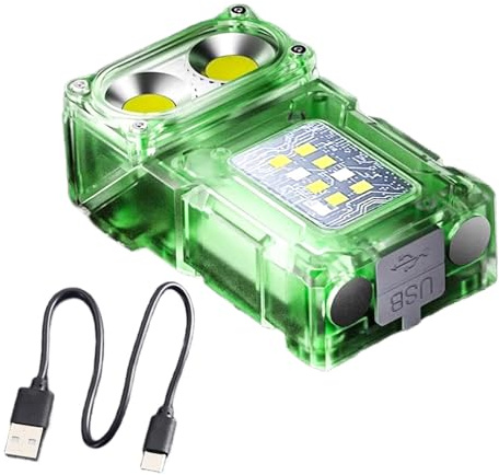Limtula Ligera Aire Libre LED Brillante con Cabeza Giratoria Y Base Magnética Luces Principales LED Iluminación Aire Libre para Acampar Antorcha Base Magnética