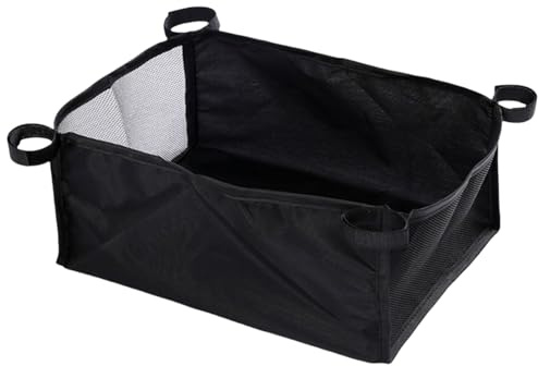 Cesto inferiore del passeggino - busta di stoccaggio a maglie di grande capacità | Sotto la borsa per organizzatore di passeggini | Porta di stoffa Oxford resistente | Pram Accessorio per i viaggi per