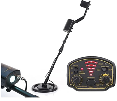 Metal Detector Pinpointer Metal Detector sotterraneo ad alta precisione Ricaricabile Ground Gold Digger Treasure Hunter,Letture Accurate(AS944)