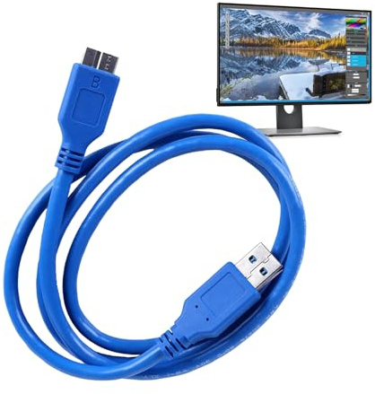 USB 3.0 A Cable de adaptador masculino a -B -Cable de disco duro externo para el disco duro, diseñado para Descreper -ur | Computadora, teléfono móvil, rendimiento óptimo