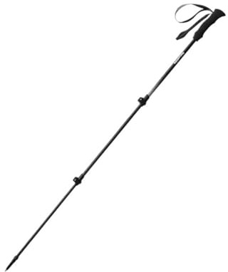 3-Abschnitt Carbon Fiber Walking Unterstützung Trekking Pole Teleskop Stange Einstellbare Länge Ultraleicht(62-135 Black Upgrade)