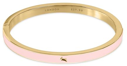 RADLEY Women's 18ct Gold Plated Bangle with Pink Enamel