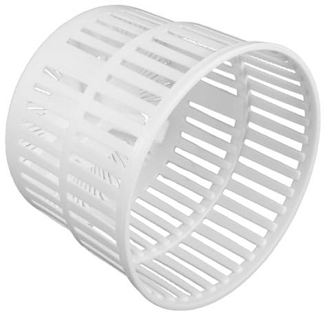 Hoement Portable Laundry Spin Basket Accessory for Small Washers, Plastic Mini Collapsible Washer Replacement with Unique Drainage Structure, Easy Installation, Compact Design for Travel