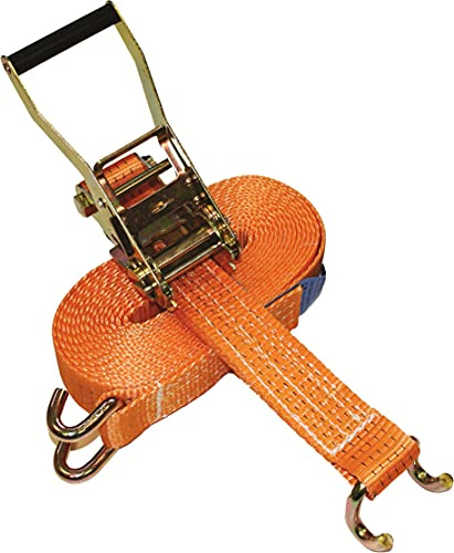 Strapon 5 tonne Ratchet Lashing Rave Hook Cargo Lorry Tie Down Webbing Restraint Straps (12mtr)