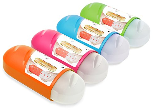 Tatay Brotdose Sandwich Lunchbox, erweiterbare, BPA frei, wiederverwendbare, Geschirrspüler und MWO, Gefrorenes bis -40º, 1 PC, Zufall. Messen 7,7 x 6,7 x 18-25 cm, Tatay_1167004