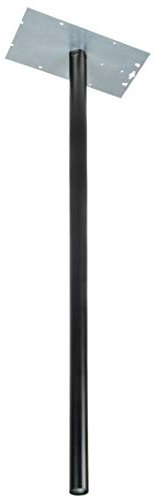 BURG-WÄCHTER, Pied pour Boîte aux Lettres, 115 cm de Long, Acier Galvanisé, Noir