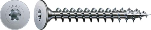 SPAX Universalschraube, Flachrückwandkopf, Vollgewinde, T-Star plus, WIROX 3,5x25mm 300 Stück