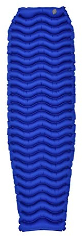 RONGJJ Isomatte Camping Schlafmatte Ultraleicht Kleines Packmaß. Aufblasbare Luftmatratze Strand Langlebige wasserdichte Für Outdoor Camping, Reise,Trekking, Blue