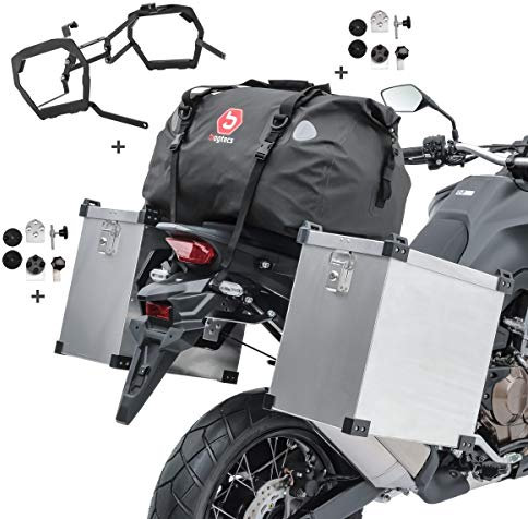 Alu Koffer Set kompatibel mit Yamaha Tenere 700 19-24 Namib80 + Hecktasche