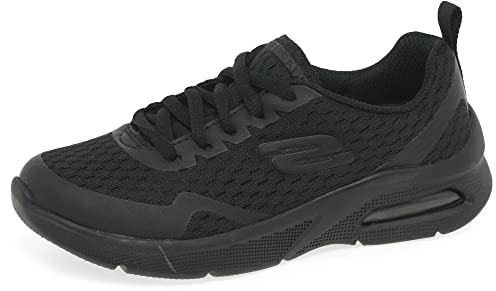 Skechers sneakers för pojkar Microspec Max, Svart textilkant, 39.5 EU