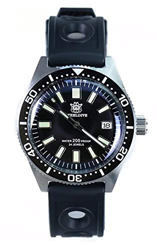 Steeldive Herren 62MAS Taucheruhr, NH35 Automatik, Saphirglas, 200m, BNIB