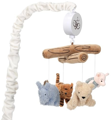 Lambs & Ivy Disney Baby Storytime Pooh Musical Baby Crib Mobile Soother Toy