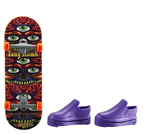 Hot Wheels Skateboard 19 Schuh 4 Spielzeugfahrzeug für Kinder ab 5 Jahren