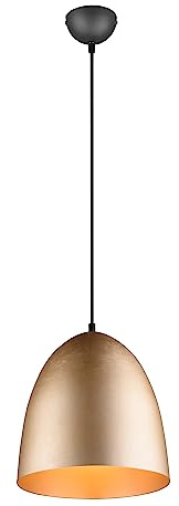 Reality Leuchten Pendelleuchte Tilda R30661008, Schirm Aluminium Messing matt, exkl. 1x E27 |