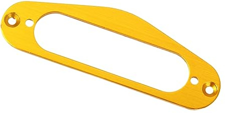 Gitarren Tonabnehmerrahmen Metall Gb408a für Single Coil Tl Stil | Goldfarben, mit Schrauben, Präzise Verarbeitung, Selbstgemacht Teile für Gitarristen und Luthiers, 1 Stück