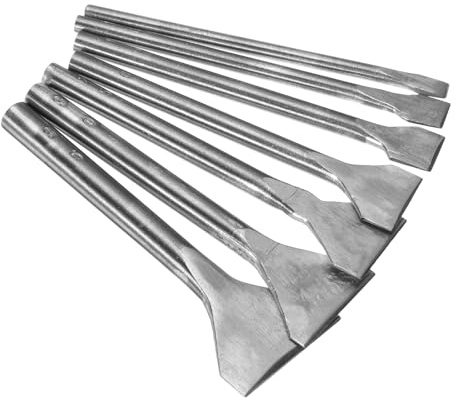 QUARKZMAN 7pz Punzone per Cuoio Scanalature, 5mm-35mm, Taglierina Cuoio, Taglierina Estremità Cintura, Utensile Punzone Dritto Scanalature Acciaio Carbonio per Realizzare Cintura Tracolla