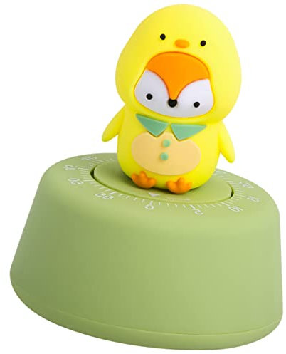 Cabilock Cute Kitchen Timer Manual Visual Wind up Timer for Baking Tea and Boys and Girls Activities