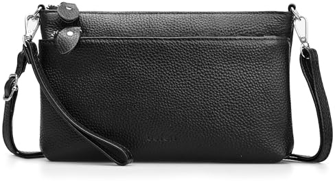 befen Echtleder Handtasche Klein Damen Clutch RFID-Blockierung Klein Tasche