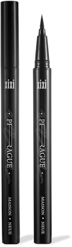 Professional Makeup Eyeliner - Wasserfester Filzstift in Shade für Definierte Lidstriche Für eine Makellose Anwendung - Von HSYTEK (Tiefschwarz)