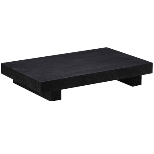 Tiardey Wood Riser bricka Tvålställ Tvål för diskbänk Piedestal för diskbänk stativ Handgjord liten trä bricka