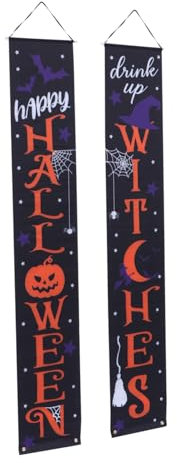 MAGICLULU Decorazioni di Halloween per Esterni Oggetti di Scena per Decorazioni di Halloween Cartelli Appesi Ciondoli per Porte e Pareti