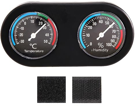 Pesfehhy Reptile Tank Thermometer Hygrometer Temperature Humidity Monitor For Vivarium Terrarium