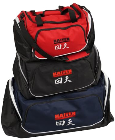 KAITEN Karate Sporttasche klein - 30 Liter - mit Schultergurt (Rot, Navy Blau, Royal Blau, Schwarz)