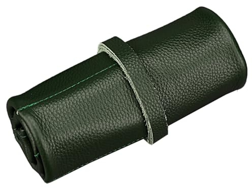 Oxtxuzdm Rouleau de transport de montres en cuir sophistiqué - Pochette de rangement élégante pour montres - Pochette de protection souple doublée