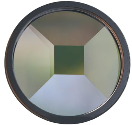 49 mm Kaleidoskop-Glasprismenfilter, Fotografie-Kameraobjektiv-Filter, Prisma