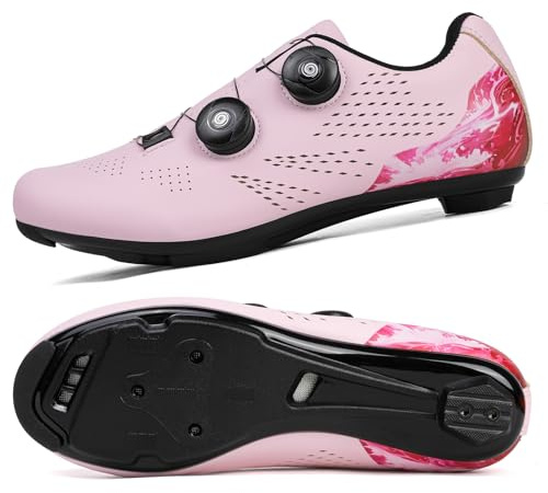 Street Cykelskor, Herr Dam Professionella Cykelskor, Utomhus Cykel Gymnastik Sneakers PRO Unisex Kompatibel med alla modeller SPD-SL och look