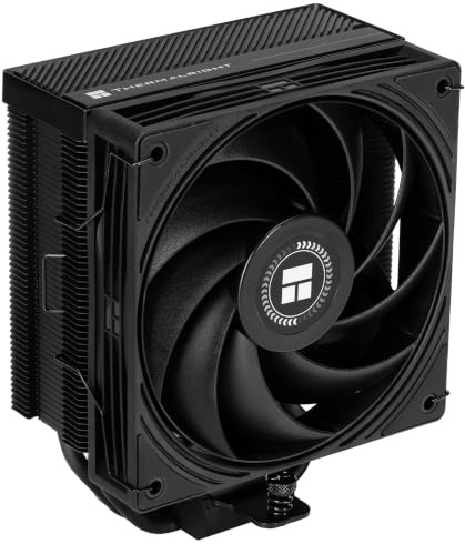 Thermalright Assassin X 120-A Dark All-Black - Enfriador de aire para CPU, ventilador de 2400 rpm