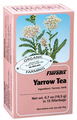 Floradix Yarrow Herbal Tea 15bag x 4 (Pack of 4)