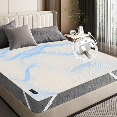RIQINXIN Erdungsbettlaken Silberfaser Erdungsmatte Atmungsaktive Erdungsbettmatte für Hochwertiges Schlafklima Bio-Baumwolle Grounding Sheet Erhöhen Sie die Energie (99x 203 cm) Beige