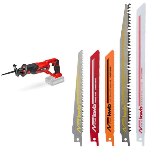 Einhell Akku-Universalsäge TE-AP 18/22 Li-Solo Power X-Change (18 V, Li-Ion, 2600 min-1 max. Hubzahl, max. 100 mm Schnitttiefe, ohne Akku, inkl. Sägeblatt-Set)