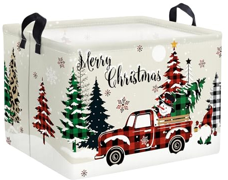 Clastyle Cesto Ropa Sucia Infantil Cajas Almacenaje Ropa Juguete Navidad | 36L, Cestas Almacenaje para Juguetes Ropa Libros, Impermeable, Plegable, Capacidad Carga 25 Kg, Dormitorio, Baño