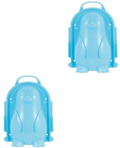 TOYANDONA 2stücke Kreativer Schneemannformer Aus Cartoon-Pinguin-schneeballzange Für Sicheres Spiel Im Freien Für Schneeballschlachten Und Winterabenteuer Mit Kindern