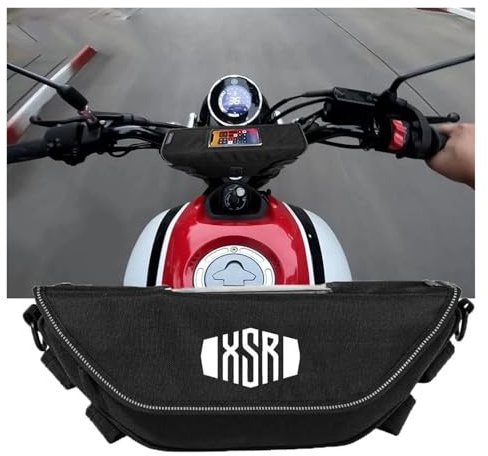 DACONGI Motorrad Grifftasche Für YAMA&HA XSR155 XSR125 XSR900 XSR Xsr 155 125 Motorrad Wasserdicht Und Staubdicht Lenker Lagerung Tasche Navigation(Black7)