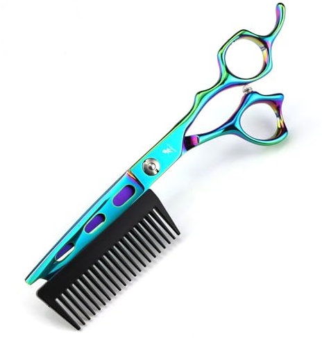 Yinghesheng Grün, Professionelle 6 Zoll Extra Scharfe Friseurschere Haarschere Effilierschere Scharfer und Präziser Schnitt Perfekter Haarschnitt Haarschneideschere für Damen und Herren
